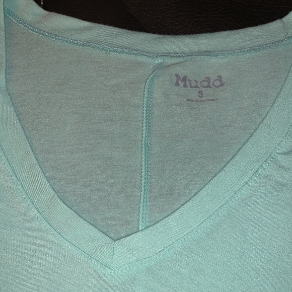 Nuff Light Teal Mid Drift top Small - Picture 1 of 3